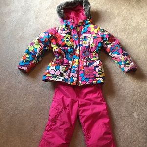 Hanna Anderson snow/ski girls outfit 6-7 years old